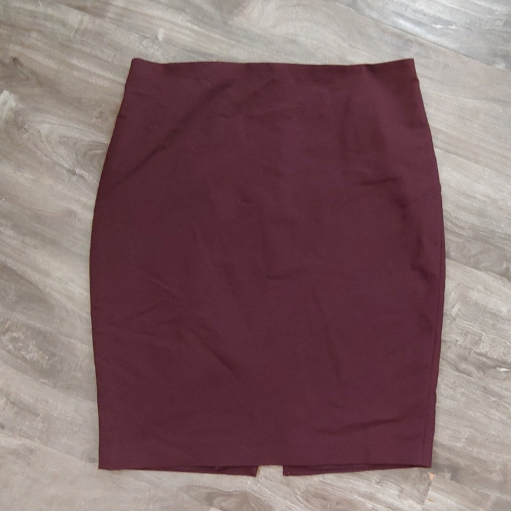 Express Pencil Plum Skirt